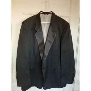 Christian Dior Monsieur 50L Desmonds Mens Formal Wear Black Tuxedo Blazer Coat